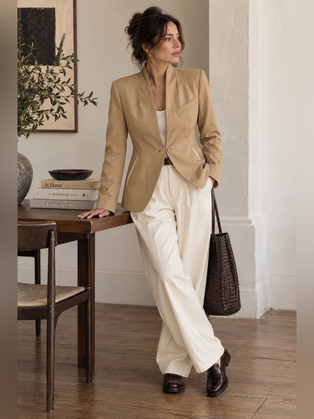 TIME Post Modern Korean Designer Tailored Blazer Quiet Luxury 2/4